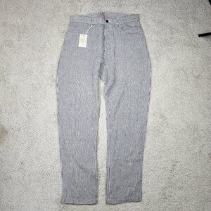 Alex Crane Men's Size 30x30 Stipe 100% Linen Pants Relaxed Fit Casual New Tags